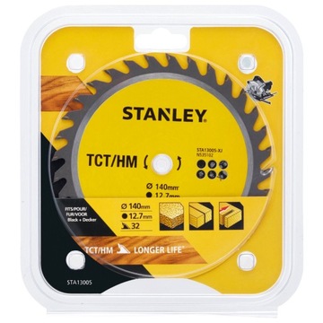 STANLEY STA13005 TARCZA WĘGLIK TCT/HM 140x12,7mm