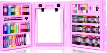 НАБОР ХУДОЖЕСТВЕННОЙ ЖИВОПИСИ 208 ЭЛЕМЕНТОВ. РОЗОВЫЙ