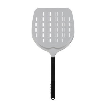 Perforowana łopata do pizzy z aluminium gumowy uchwyt dł 66 cm TECHNICA