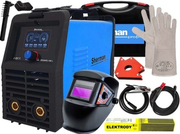 SPAWARKA ELEKTRODOWA MMA TIG 160A 230V SHERMAN LCD