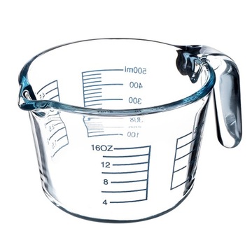 КУХОННЫЙ МЕРНЫЙ КУВШИН, КРУЖКА, 0,5 Л, МЕРНАЯ МЕРКА, ВЕСЫ, СТЕКЛЯННАЯ ТАРА