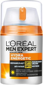 Loreal Men Expert krem nawilżający przeciw oznakom zmęczenia z SPF 15