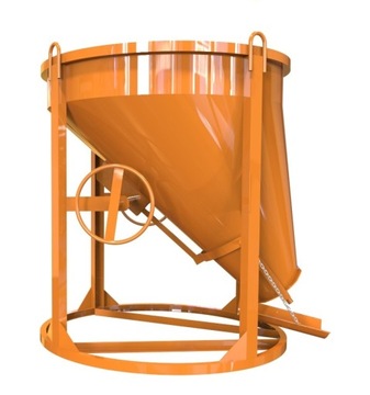 Zbiornik na BETON lej silos kubeł pojemnik 1200 L