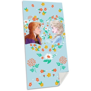 Ręcznik kąpielowy plażowy KRAINA LODU ELSA 70x140