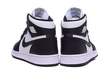 Buty Sportowe NIKE AIR JORDAN 1 RETRO HIGH PANDA 555088-010 Czarne Białe 37