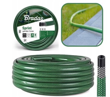 Садовый шланг Bradas WFS3/425 SPRINT 25 м, ПВХ, 3 слоя СИЛЬНОЕ ОРОШЕНИЕ