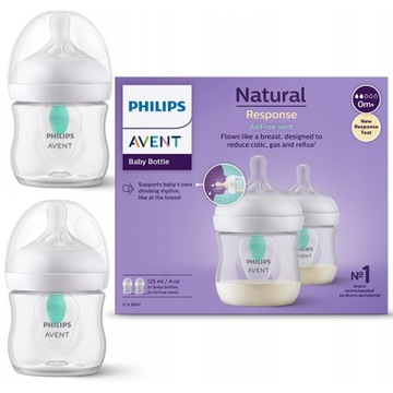 Avent Butelka Antykolkowa Airfree 125ml 0m+ 2szt