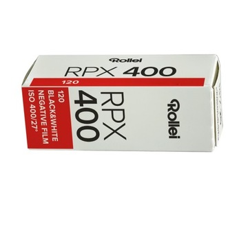Rollei RPX 400 negatyw czarno-biały typ 120