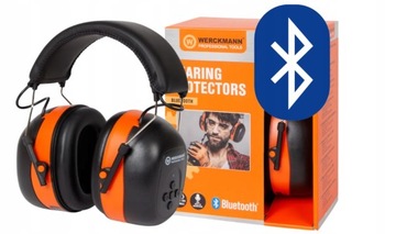 БЕСПРОВОДНЫЕ ЗАЩИТНЫЕ НАУШНИКИ ВСТРОЕННЫЙ МИКРОФОН + BLUETOOTH WERCKMANN
