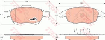 TRW KLOCKI HAM. CITROEN P. BERLINGO 08/C4/DS4/DS5 07-