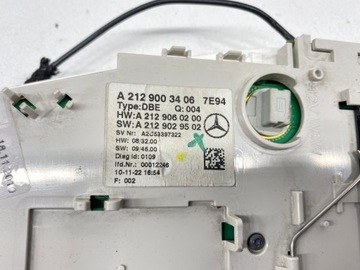 LAMPA OSVĚTLENÍ INTERIÉR MERCEDES E TŘÍDA W212