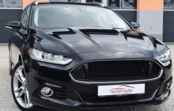 Ford Mondeo V Kombi 2.0 TDCi Bi-Turbo 210KM 2015 Ford Mondeo 2.0 TDCI 210 PS PowerShif ST-Line Fuul Ledy kamera Lopatki Na