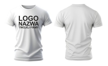 T-shirt KOSZULKA z własnym NADRUKIEM NAPISEM GRAFIKĄ LOGO FIRMY