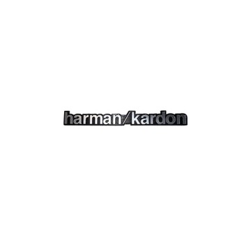 Naklejka Emblemat Logo HARMAN/KARDON srebrna 50x6 mm