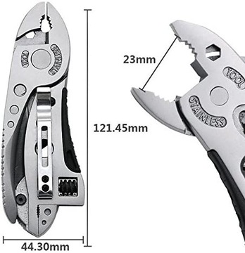 MULTITOOL AG486 ЩИПЦЫ КАРМАННЫЙ НОЖ КЛЮЧИ СТАЛЬ