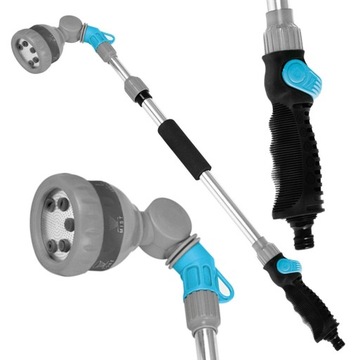 ОПРЫСКИВАЮЩЕЕ КОПЬЕ CELLFAST, ТЕЛЕСКОПИЧЕСКОЕ, РЕГУЛИРУЕМОЕ ДЛЯ ПОЛИВА, 6 ФУНКЦИЙ