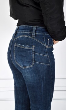 Spodnie Jeansy Damskie Push-Up Jeansowe Skinny NEW