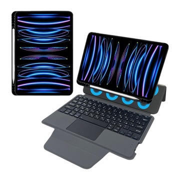 2w1 ETUI SMART COVER + KLAWIATURA TOUCHPAD do IPAD AIR 11 '' 6 GEN 2024