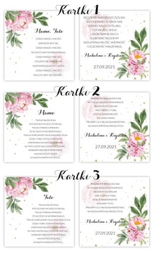 PUDEŁKO DREWNIANE ZAPROSZENIE PROŚBA DLA RODZICÓW ŚLUB WESELE PIWONIE Y3