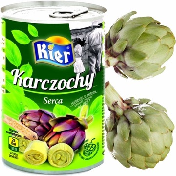 Hiszpańskie Karczochy Serca w Zalewie Karczoch Ze Świeżych Zbiorów 90g KIER