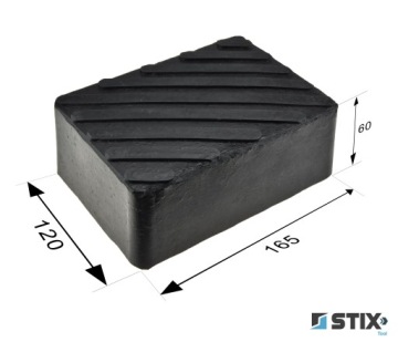 Резина для блока ножничного подъемника 165 x 120 x 60 мм STIX