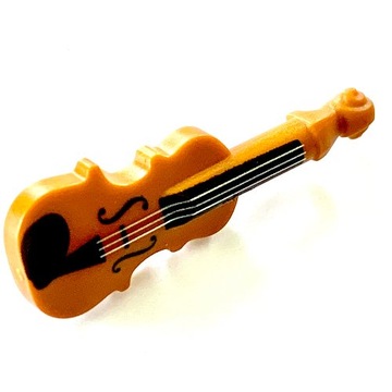 LEGO Skrzypce 69947pb01 dark orange