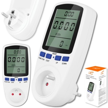 WATOMIERZ MIERNIK ZUŻYCIA PRĄDU ENERGII LCD