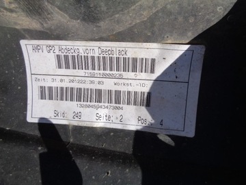 VW TOURAN 3 III LIFT FL CADDY БАМПЕР 1T0807221M