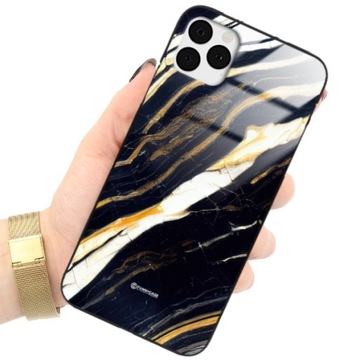 ETUI GLASS do IPHONE 11 PRO MAX Top MARBLE Wzory
