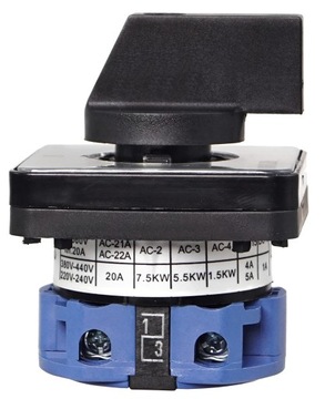 КУЛАЧКОВЫЙ ПЕРЕКЛЮЧАТЕЛЬ 20A 0-1 1F ПЛАТА IP65