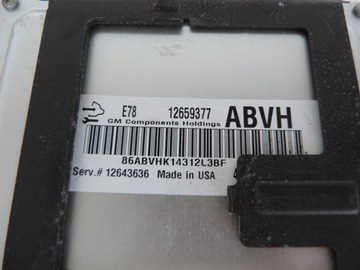 JEDNOTKA MOTORU OPEL MOKKA 1.4T 12659377