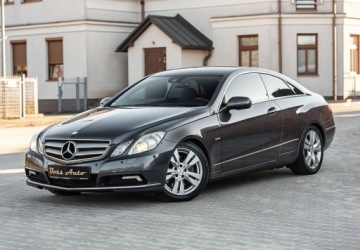 Mercedes Klasa E W212 Coupe 350 CDI BlueEFFICIENCY 231KM 2009 Mercedes-Benz Klasa E 350CDI 231KM Ledy Skora Xenon Navi Full Serwis ASo, zdjęcie 4