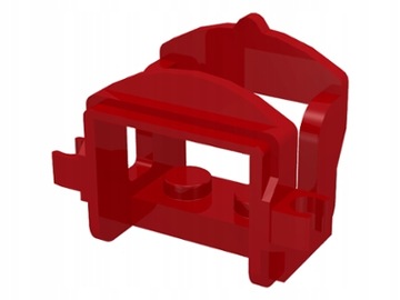 LEGO siodło 4491b czerwony