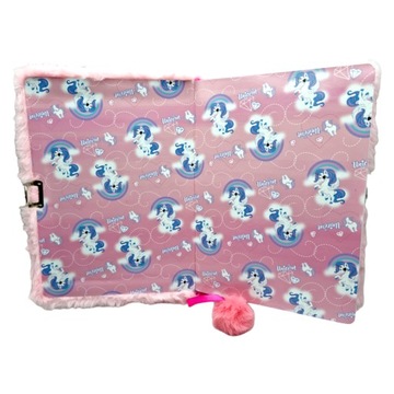 плюшевый дневник с замком WRAYYY UNICORN 0970