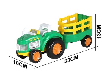 ТРАКТОР С ФЕРМЕРОМ И ЖИВОТНЫМИ СО СВЕТОМ И ЗВУКОМ