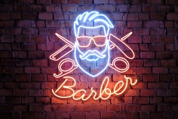 Neon LED Flex - Barber, Fryzjer, Reklama