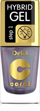 DELIA Lakier HYBRID GEL Krok1 11 ml 134 MULTIRERFLEKS