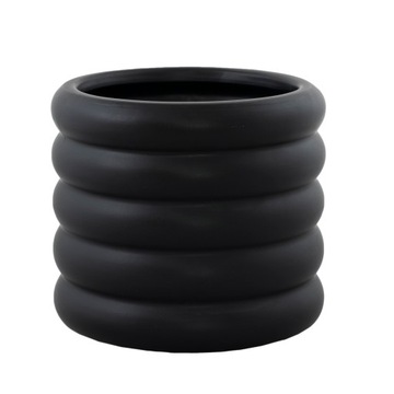 DONICA BUBBLES czarna ceramiczna śr. 14cm