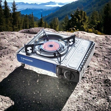 TIROSS TS-266 ПОРТАТИВНАЯ КЕРАМИЧЕСКАЯ ТУРИСТИЧЕСКАЯ ГАЗОВАЯ ПЛИТА