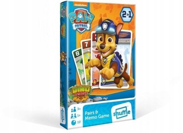 Czarny Piotruś i Memo. Psi Patrol. Gra karciana