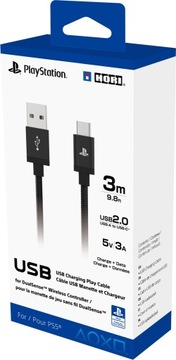 Зарядный кабель HORI USB-C для PS5 DualSense/переключателя/телефонных панелей