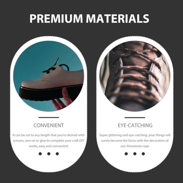 Шнурки с кристаллами Хрустальные тапочки с цирконами