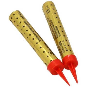 ŚWIECZKA FONTANNA TORTOWA 10CM 30SEK OPAK 2SZT