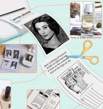 Phomemo T02 Bluetooth термопринтер для фотографий, наклеек, этикеток для заметок