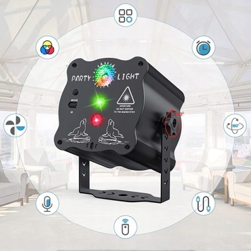 ДИСКО-ШАР СВЕТОДИОДНЫЙ RGB ОТРАЖАТЕЛЬ ДИСКО-ПРОЕКТОР