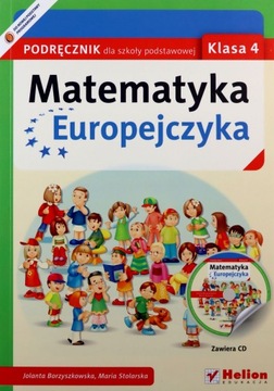 MATEMATYKA EUROPEJCZYKA. PODRĘCZNIK DLA SZKOŁY PODSTAWOWEJ. KLASA 4 KSIĄŻKA