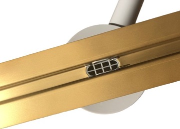 ЛИНЕЙНЫЙ СЛИВ 80 см GOLD SUPER SLIM ПОВОРОТ 4 мм