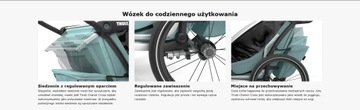 Трейлер Thule, Chariot Cross 2 Majolica Blue