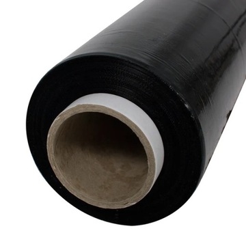FOLIA STRETCH 3kg CZARNA KLEJACA XXL 2,7 NETTO