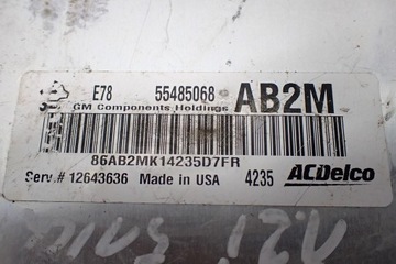 JEDNOTKA MOTORU 55485068 OPEL CORSA D 1.2I 14R